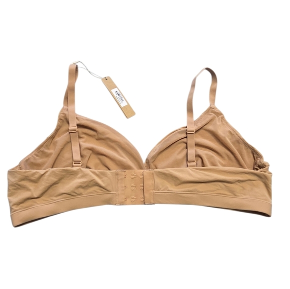 Skims Fits Everybody Crossover Wireless  Bra Bralette Ochre Tan 3X NWT - Picture 2 of 3
